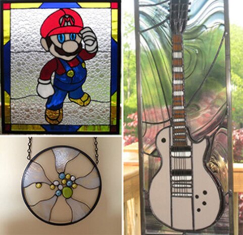 Creating stained glass helps NUWC Division Newport executive analyst find work/life balance