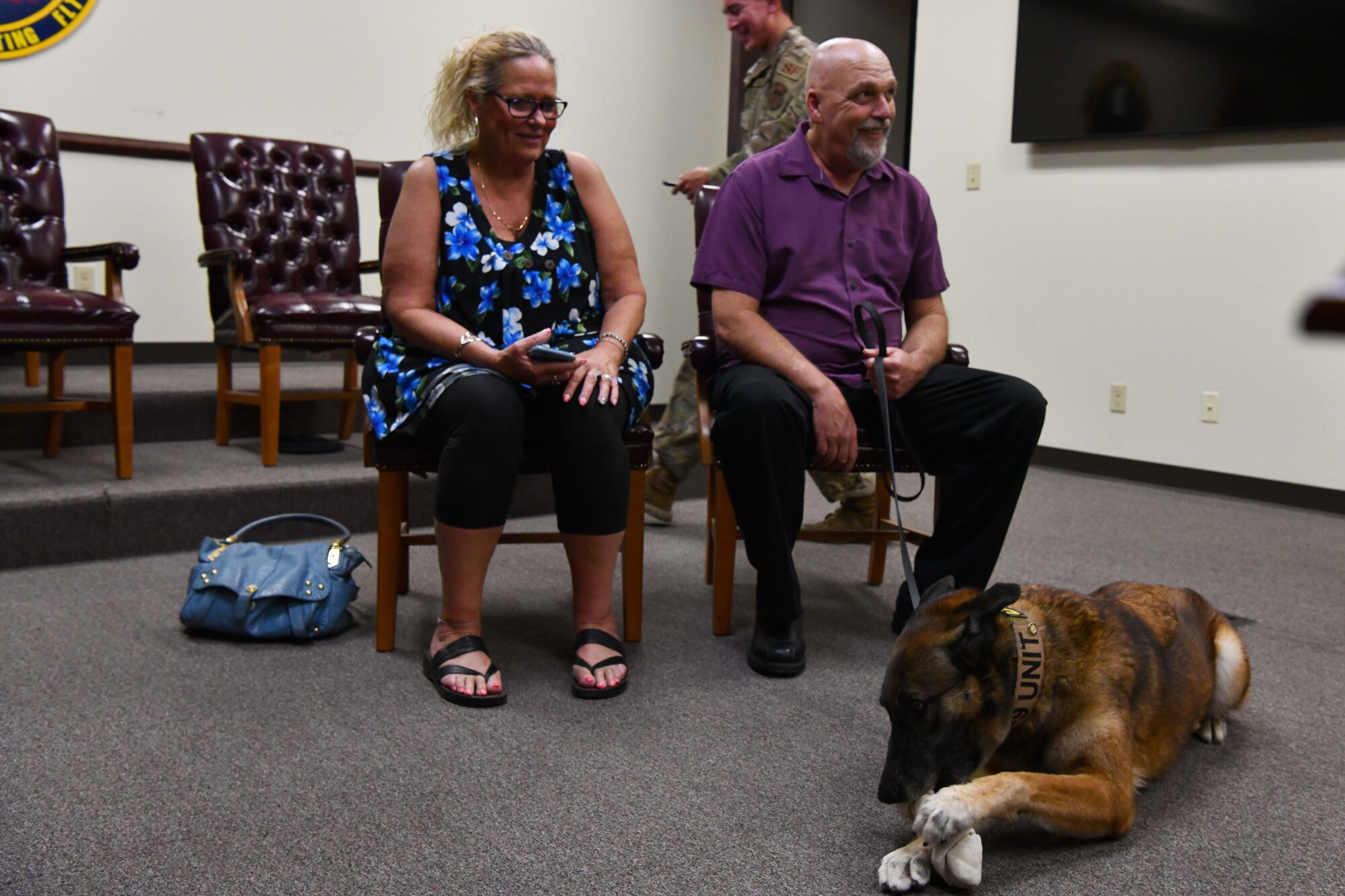 97th SFS retires military working dog.