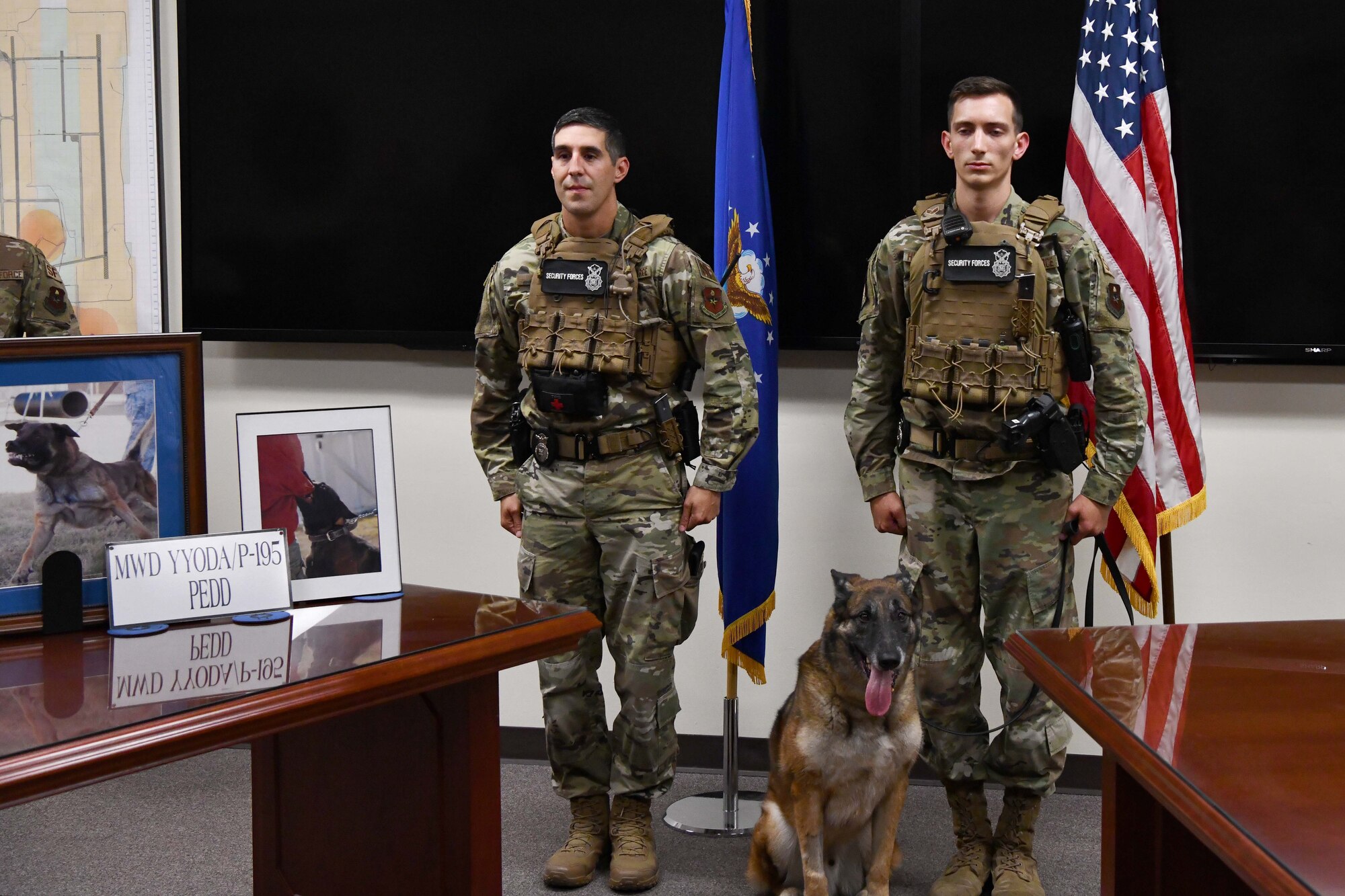 97th SFS retires military working dog.