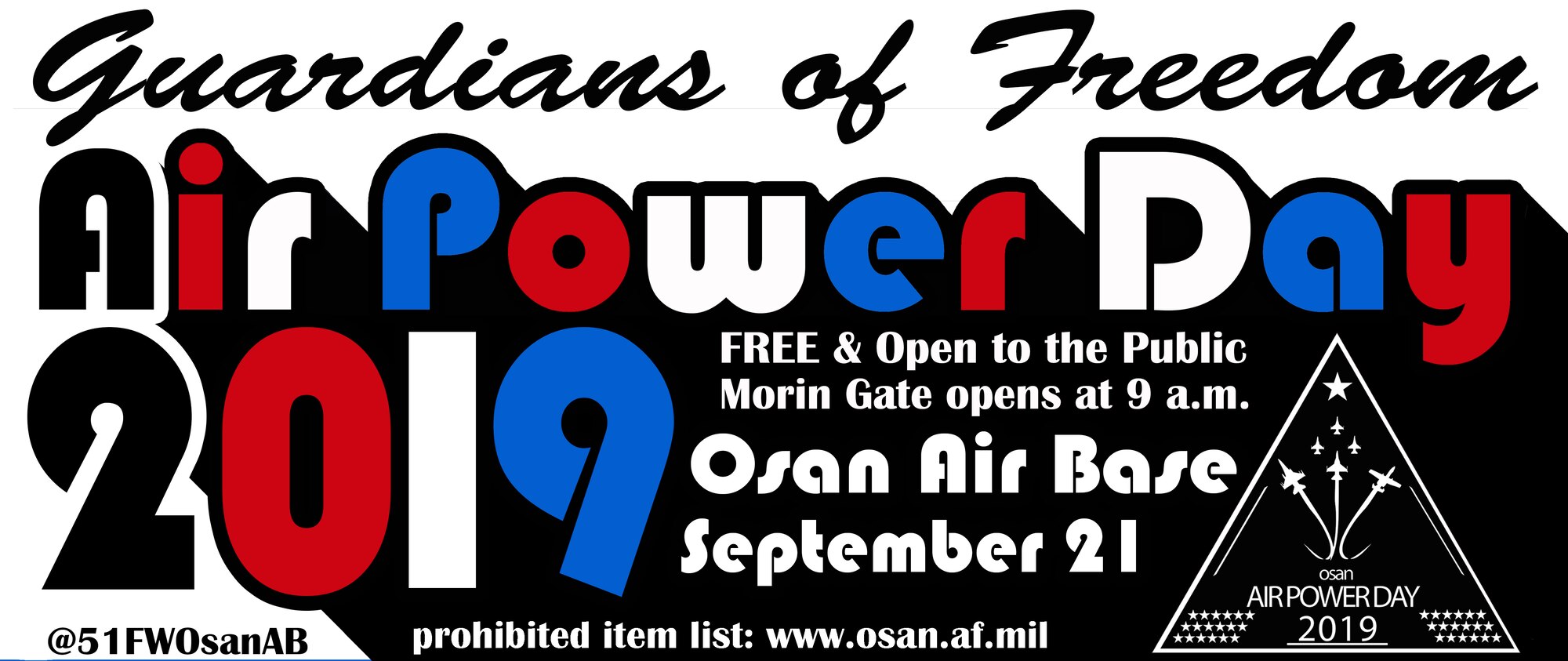 2019 Osan Air Power Day Banner