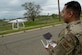 U.S. Air Force Staff Sgt. Francis Arnaldo, 9th Security Forces Squadron resource protection NCO in charge, flies a drone while testing out the Hivemapper program capabilities at Beale Air Force Base, California, April 12, 2019. The Hivemapper program is a three-dimensional drone that can map infrastructure while providing visualization and analytic tools. (U.S. Air Force photo by Tech. Sgt. Veronica Montes)