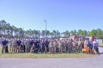 Law Enforcement, Army, Navy, Air Force Participate in Army Reserve K9 Casualty Training