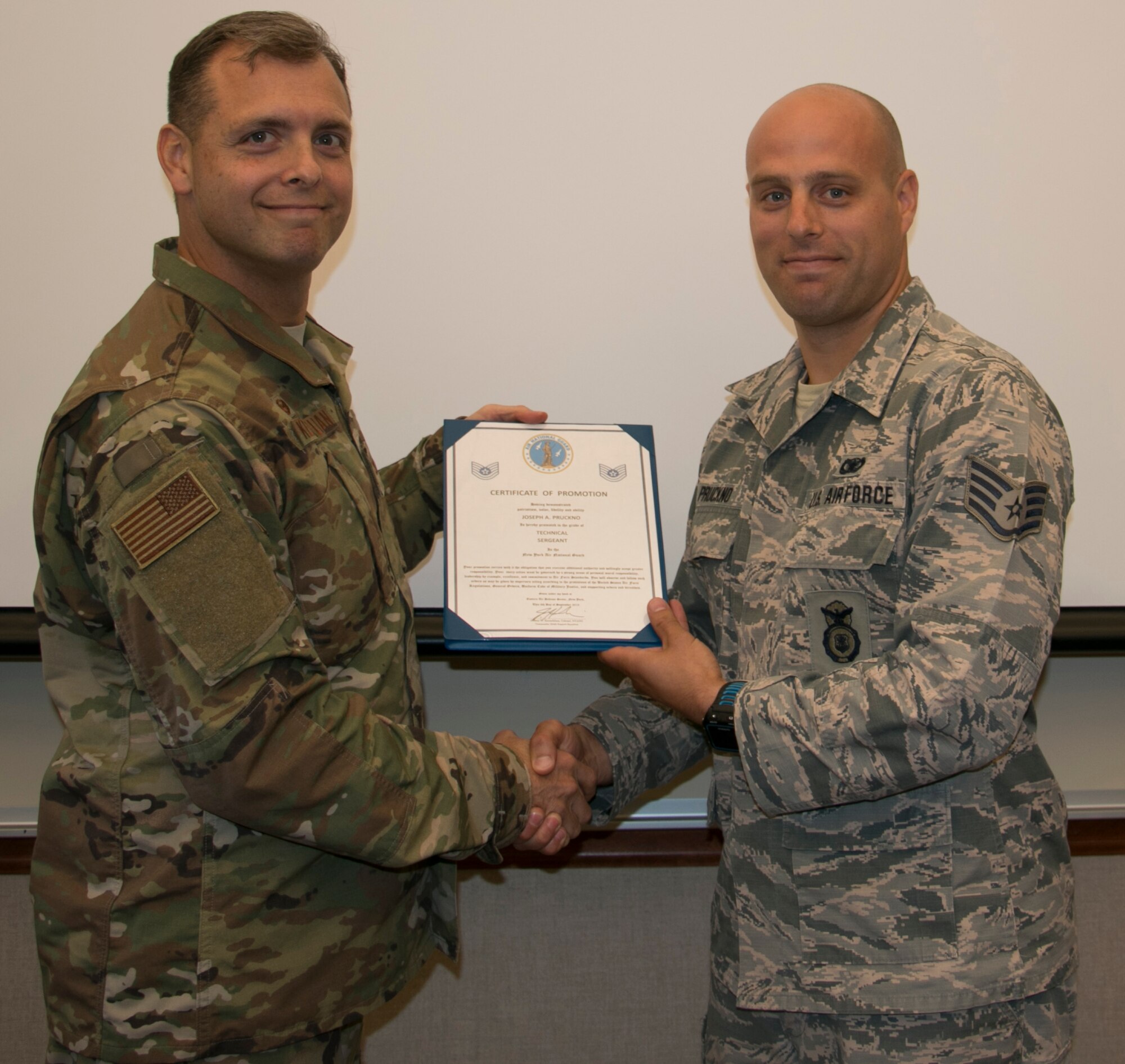 Pruckno Promoted to Tech Sgt