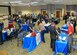 Job seekers and local employers attend a Spouse Employment Job Fair at the Airmen and Family Readiness Center on Edwards Air Force Base, California, Sept. 13. (U.S. Air Force photo by Giancarlo Casem)