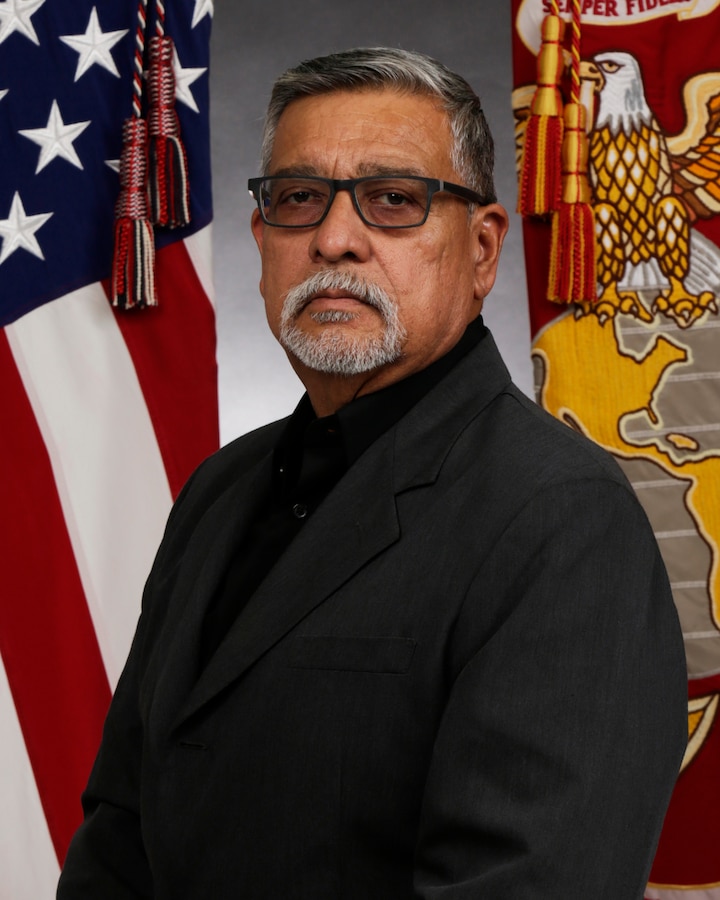Ricardo J. Vallejo chosen as Civilian Marine of the Quarter for the third quarter by Marine Depot Maintenance Command. Vallejo has worked for 41 years at Marine Corps Logistics Base Barstow, California. The last 27 years has been at Production Plant Barstow. His job as General Equipment Mechanic has him maintaining the heavily used equipment needed by others to do their jobs.