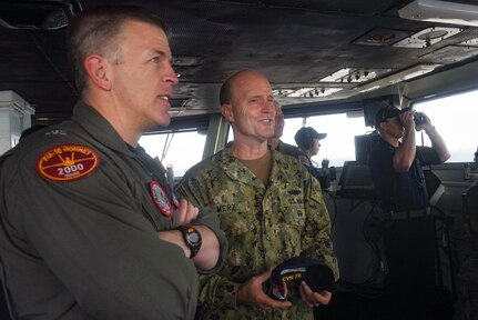 New 7th Fleet Admiral Visits USS Ronald Reagan