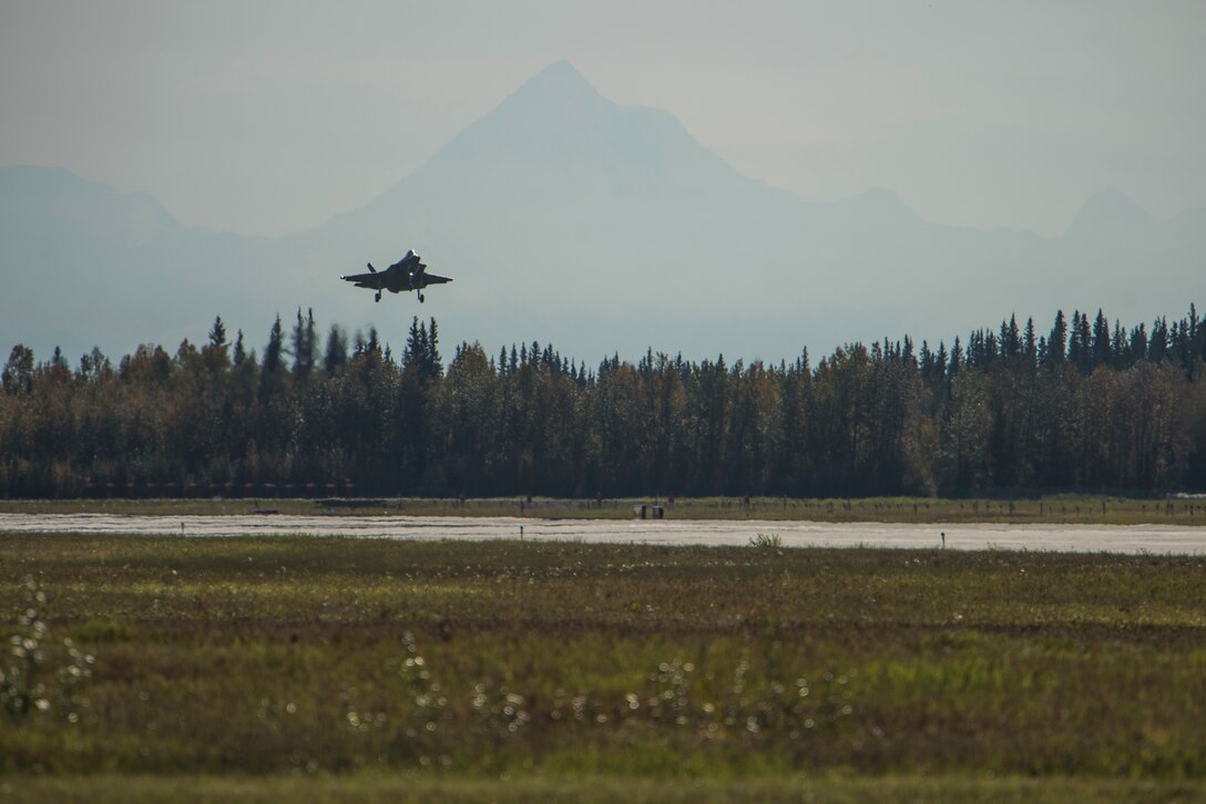 61st FS sends 10 F35s to Eielson AFB to enhance training efforts