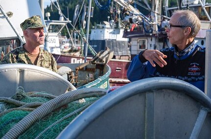 Admiral Visits Cordova as Part of Navy's Arctic Expeditionary Exercise