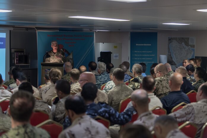 International Maritime Security Construct Meeting Concludes Aboard HMS Cardigan Bay