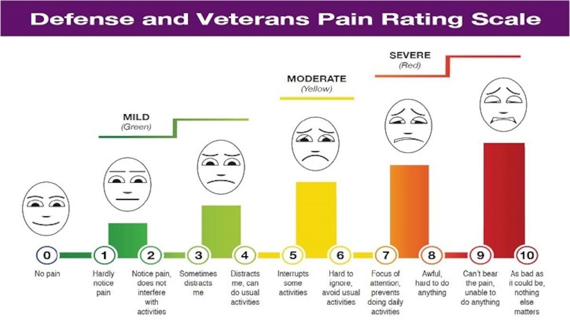 The Defense and Veteran’s Pain Rating Scale