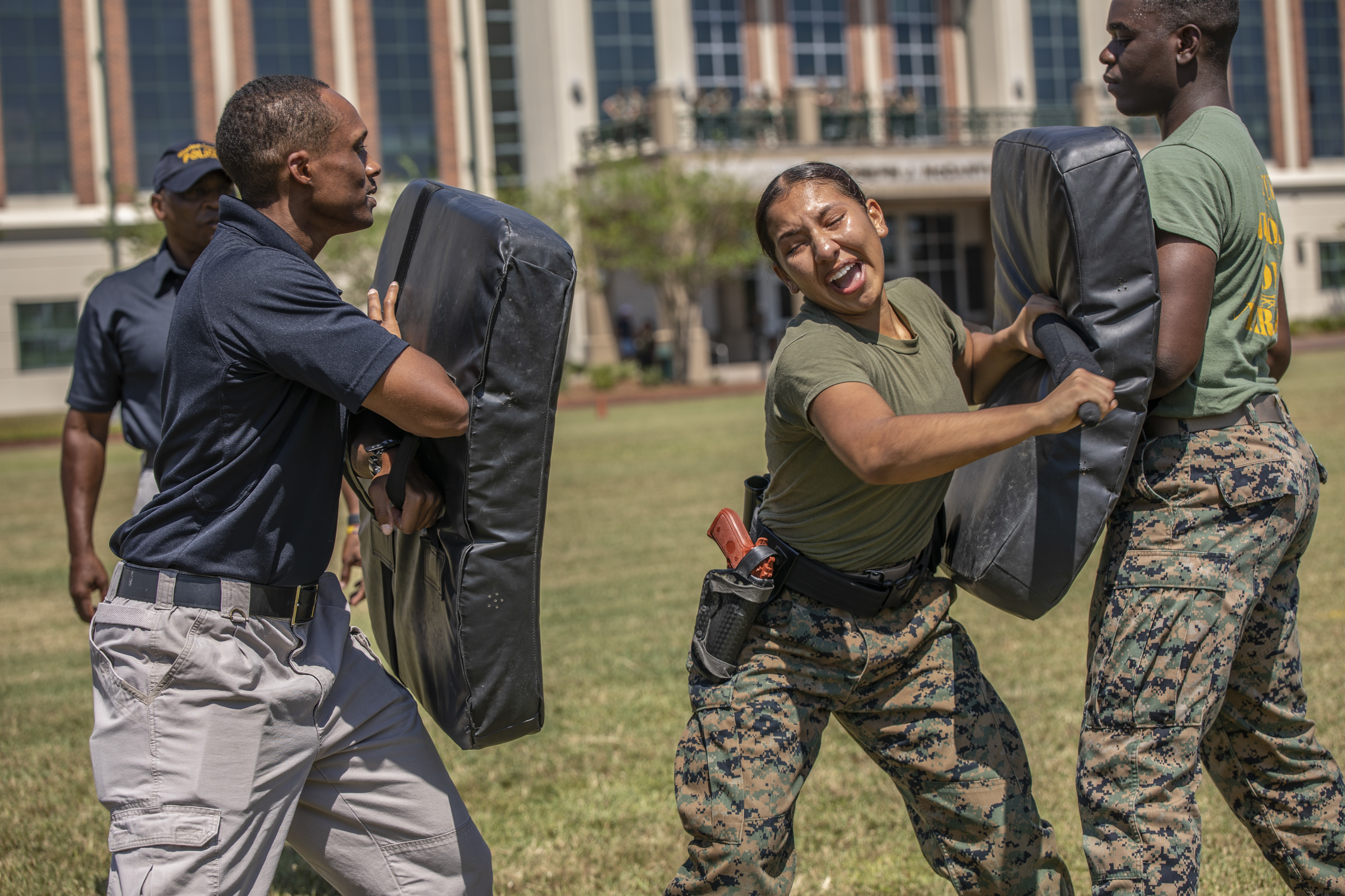 Spray And Pray Marforres Marines Endure Oc Spray During Saf Training