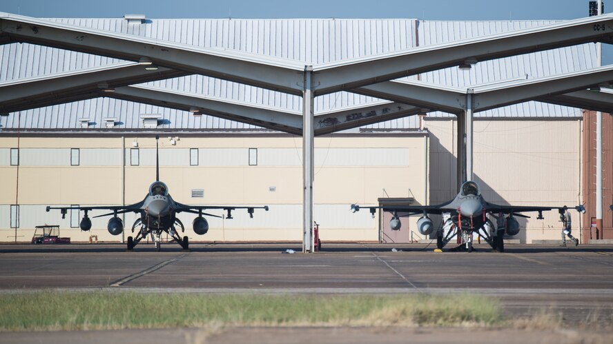 Aircraft and Airmen from Shaw Air Force Base, South Carolina, arrive to Barksdale Air Force Base, Louisiana, for Hurricane Dorian evacuation Sept. 4, 2019.