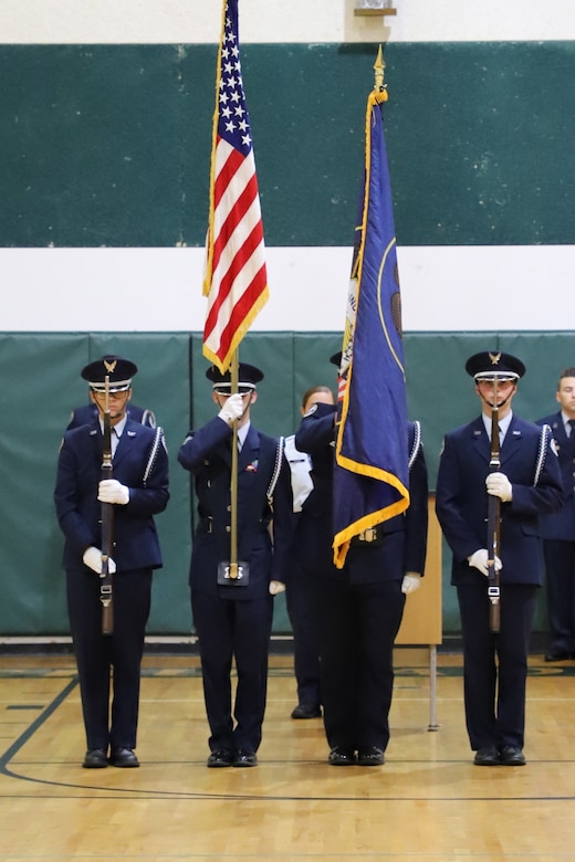 807th MC(DS) Leader Engages with Cadets at Patriot’s Day Observance