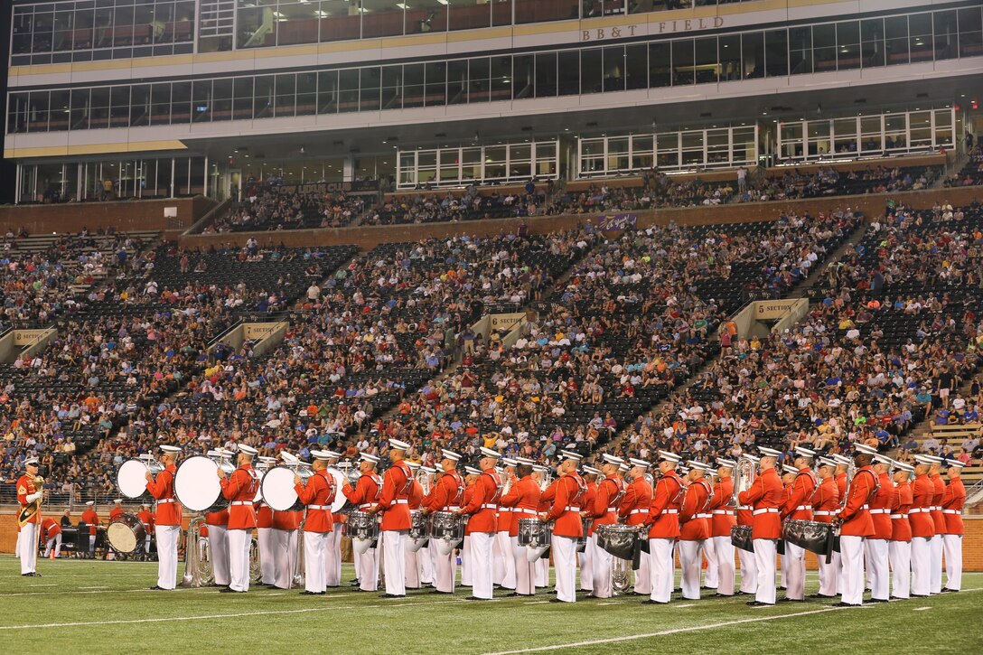 March-on block prior to the 2019 NIGHTBEAT performance.