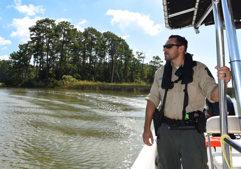 Conservation law enforcement patrols, protects JBLE