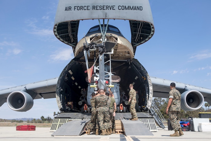 Strategic Lift and MCAS Camp Pendleton: Marines, airmen work together to deploy equipment, personnel