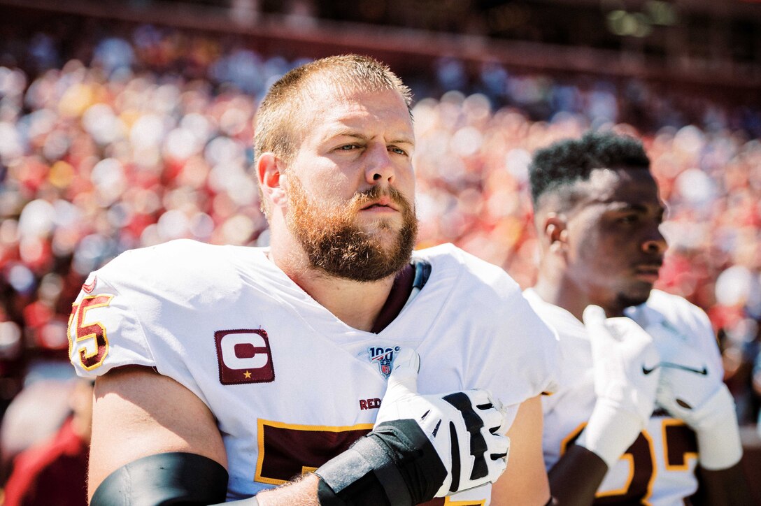 USAF Honor Guard kicks off Redskins Game