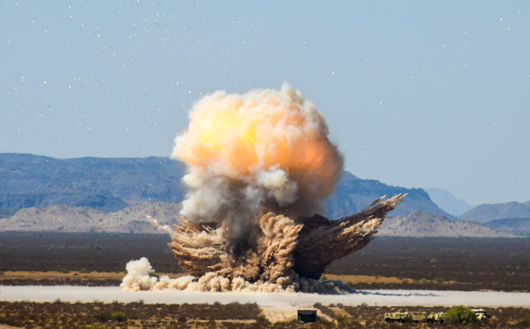 EOD detonates rocket motor