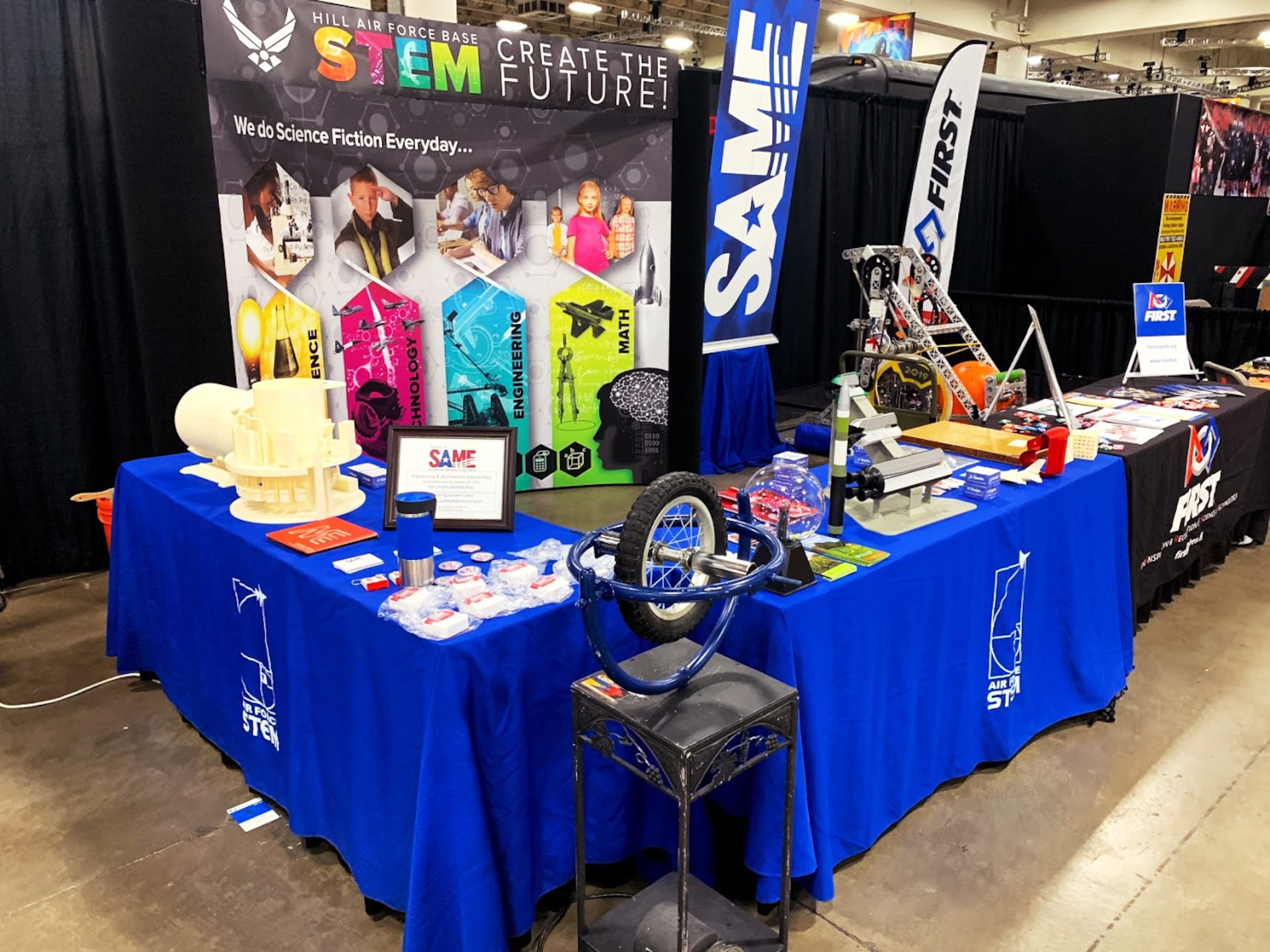 The Hill Air Force Base Science, Technology, Engineering and Math Outreach Program recently teamed with the Utah Engineers Council to present a STEM exhibit at the 2019 FanX event in Salt Lake City.