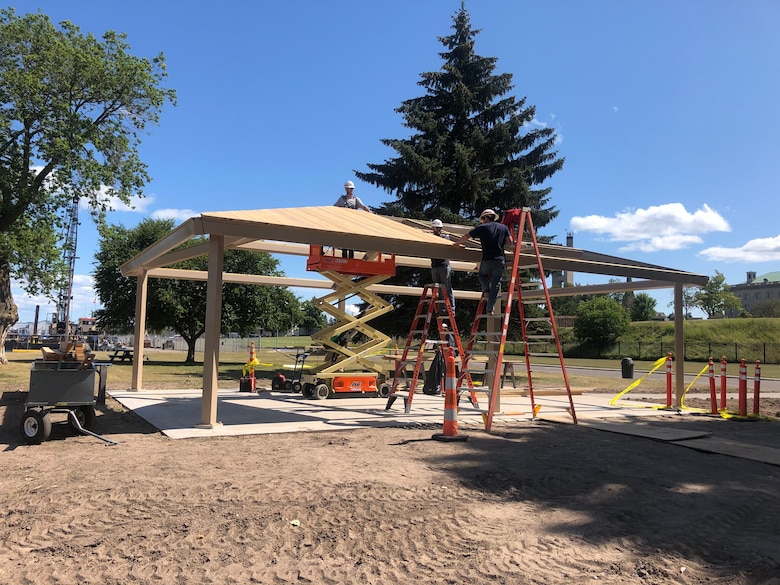 New community gathering place near Soo Locks.