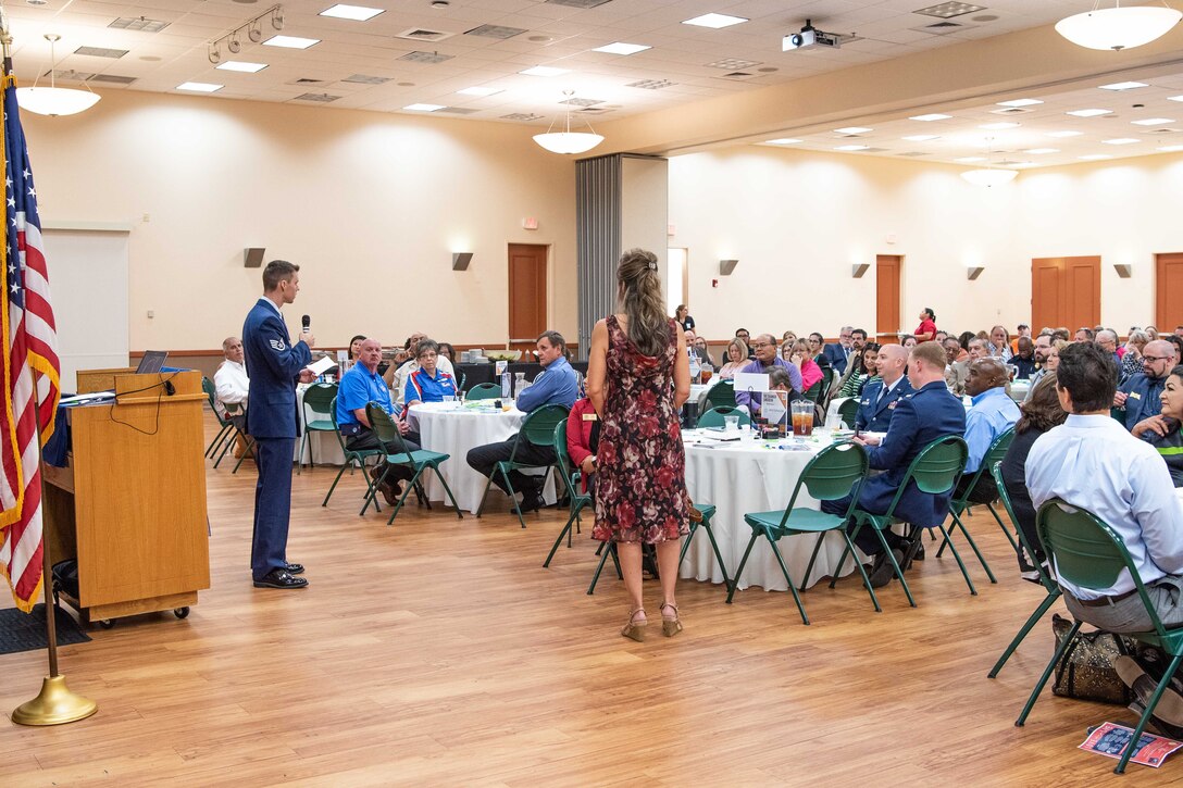 Schertz-Cibolo-Selma Chamber of Commerce Military Affairs Committee luncheon.