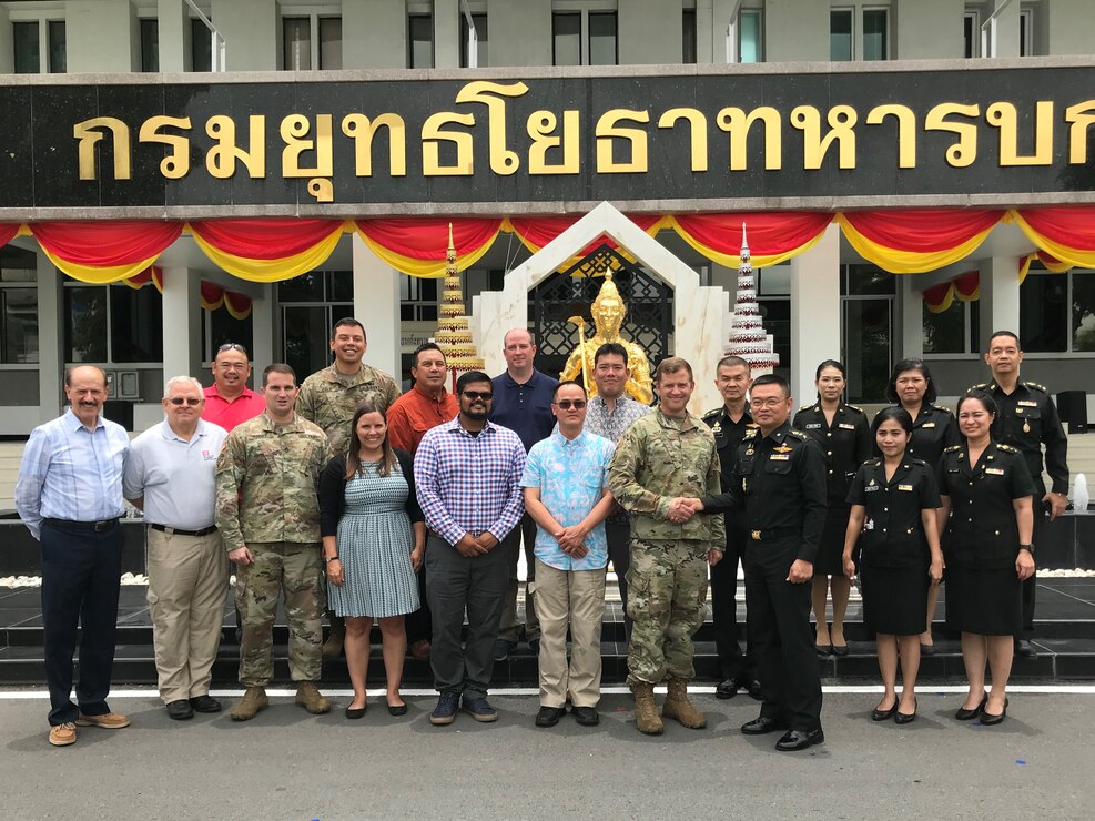 Group photo after presentation