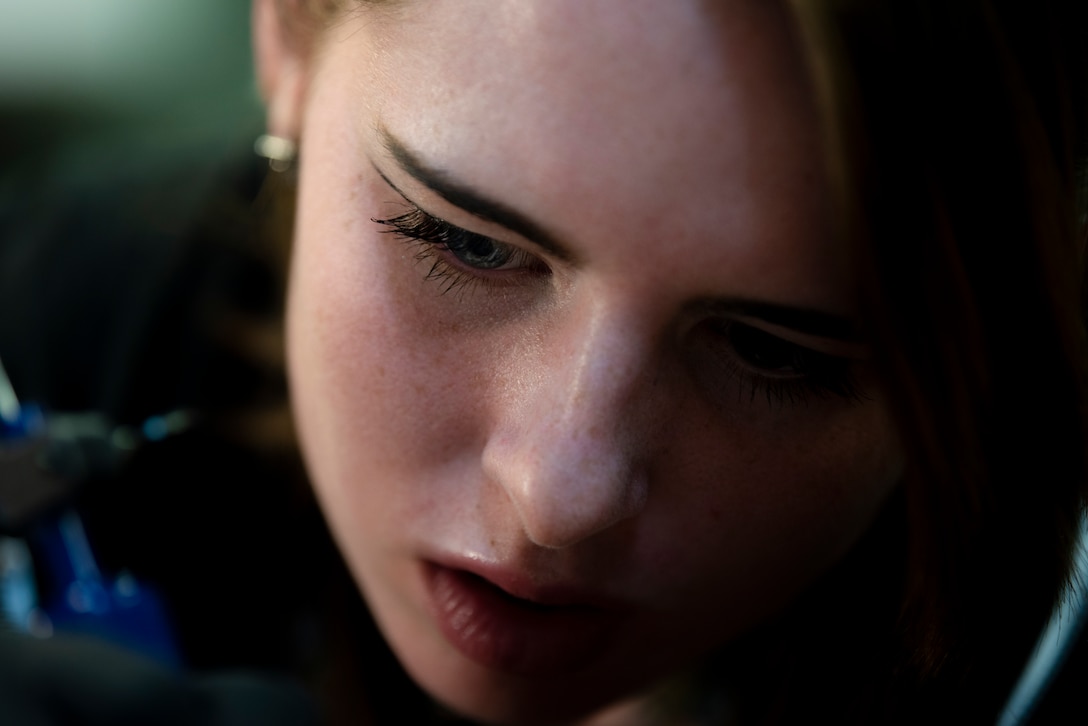 Part-time tattoo artist, full-time Airman