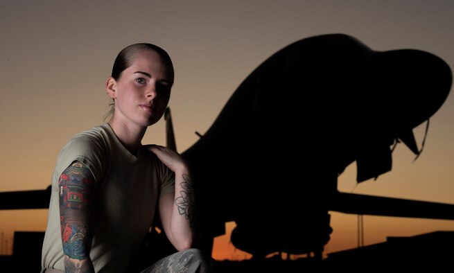 Part-time tattoo artist, full-time Airman