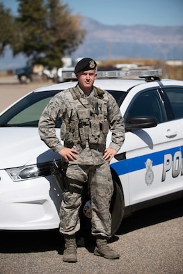 Airman 1st Class Lucas White, 75th Security Forces Squadron was awarded the coveted Top 3 Superior Award for the month of July. The monthly award recognizes the hard work of Team Hill’s Airmen on and off duty. (U.S. Air Force photo by Todd Cromar)