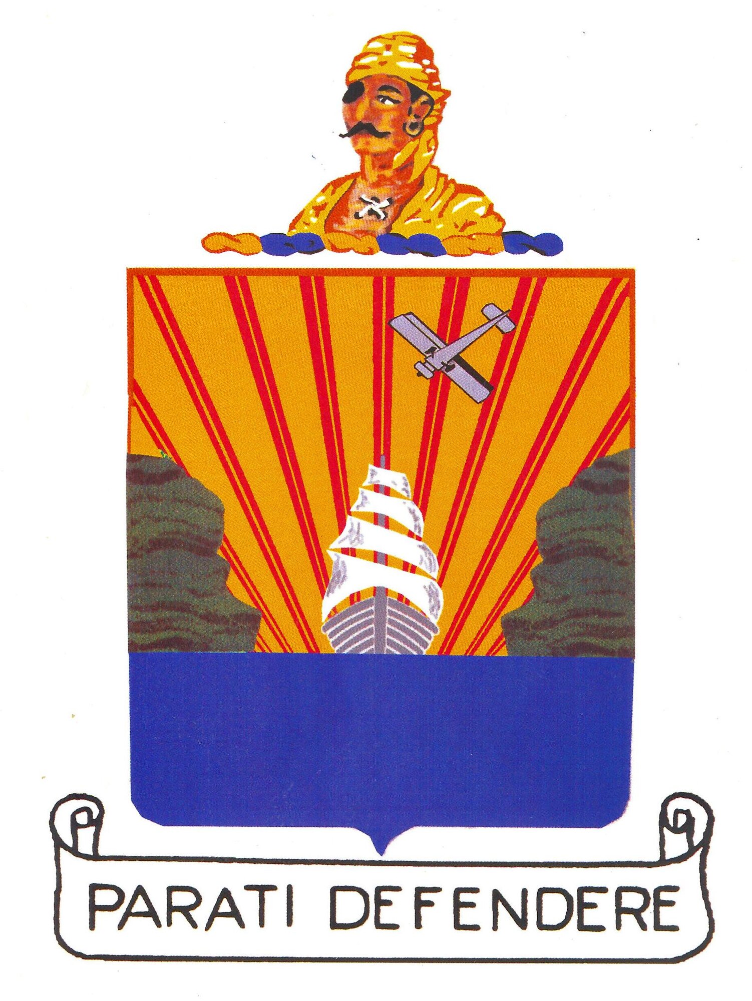 This year marks the 100th anniversary of the unit presently designated the 6th Air Mobility Wing. The Wing’s emblem has changed little since its origin in the Panama Canal Zone. The emblem featured four elements – the group’s first aircraft, a full-mast sailing ship passing through the Panama Canal, and the bust of a pirate. The sailing ship, water and shoreline represented the wing’s past operations in the Caribbean theater. The falling star represented its WWII B-29 Superfortress bombardment heritage in Tinian. The Curtiss Model R-4 aircraft had one wing painted black, harkening back to its time flying reconnaissance missions in RC-135s in Alaska. Its motto remains unchanged since 1924: Parati Defendere – Ready to Defend. Pictured left is the original 1924 emblem of the 6th Bombardment Group alongside today’s emblem.