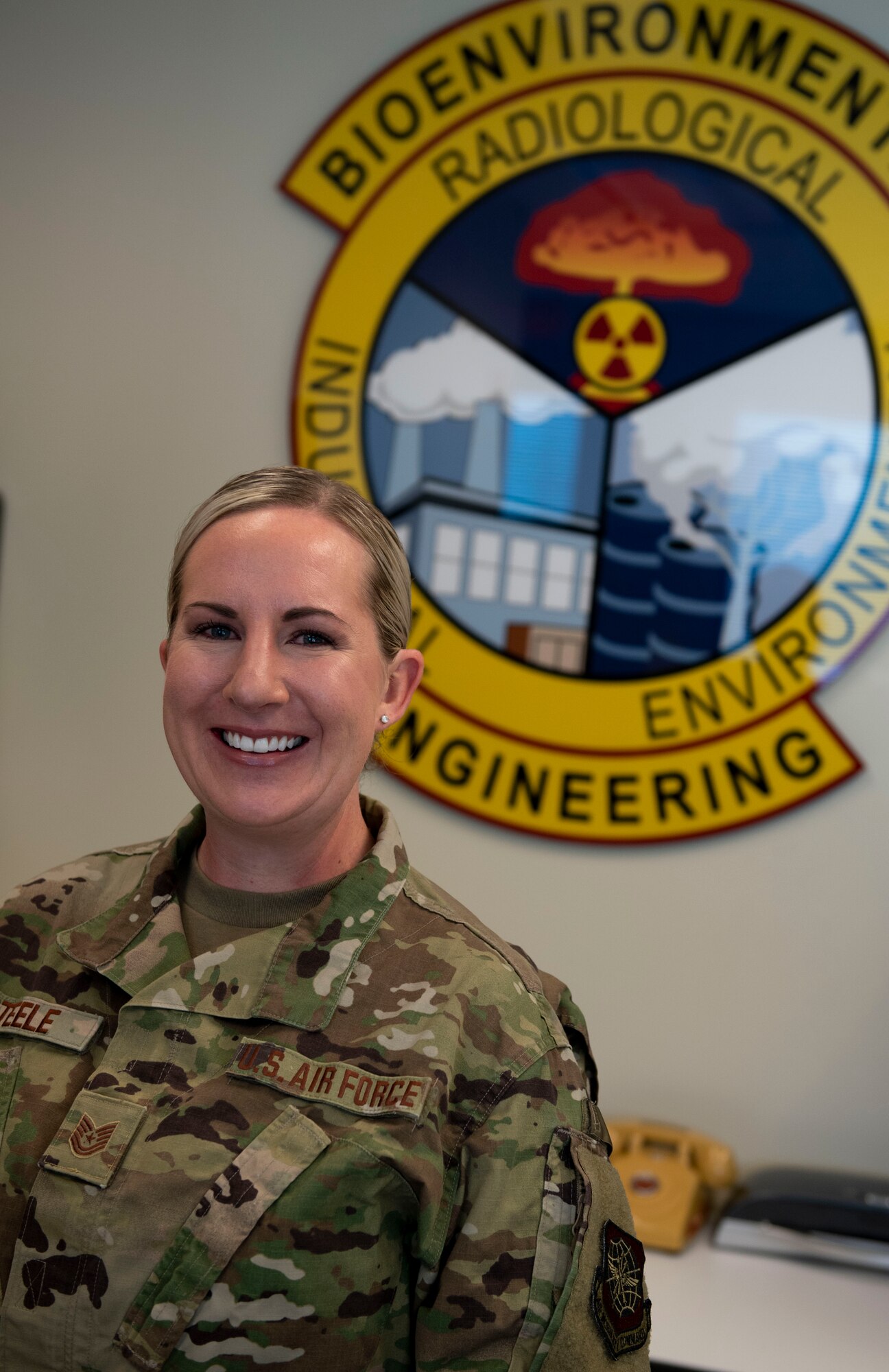 A U.S. Air Force Sgt. poses for a photo.