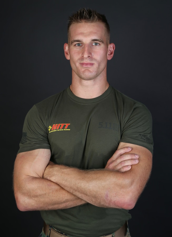 U.S. Marine Sgt. Kevin Fisch, a motor transportation mechanic with 1st Maintenance Battalion, Combat Logistics Regiment 15, 1st Marine Logistics Group, earned 1st place as the male champion during the 5th Annual 2019 High Intensity Tactical Training Championship at Marine Corps Base Quantico, Virginia. Fisch was chosen to represent Marine Corps Base Camp Pendleton at the championship after wining multiple HITT Challenges around the base. Fisch is a Lockport, Illinois, native. (U.S. Marine Corps photo by Lance Cpl. Melissa I. Ugalde)