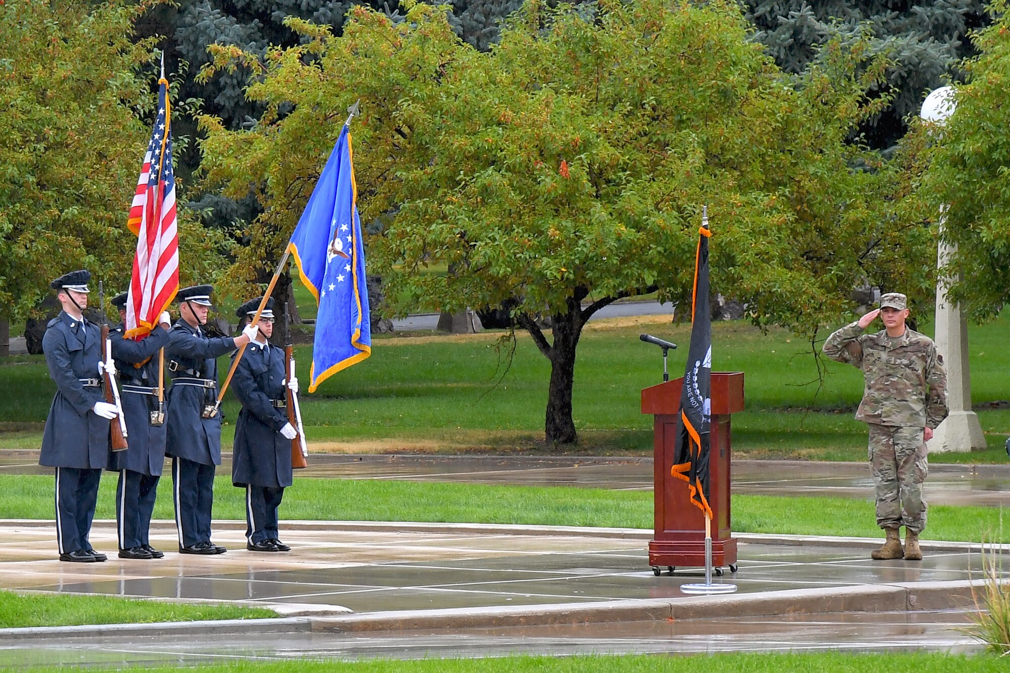 The local chapter of the Air Force Sergeants Association sponsored a POW/MIA Remembrance ceremony Sept. 20, where Team Hill honored prisoners of war and those still missing in action.