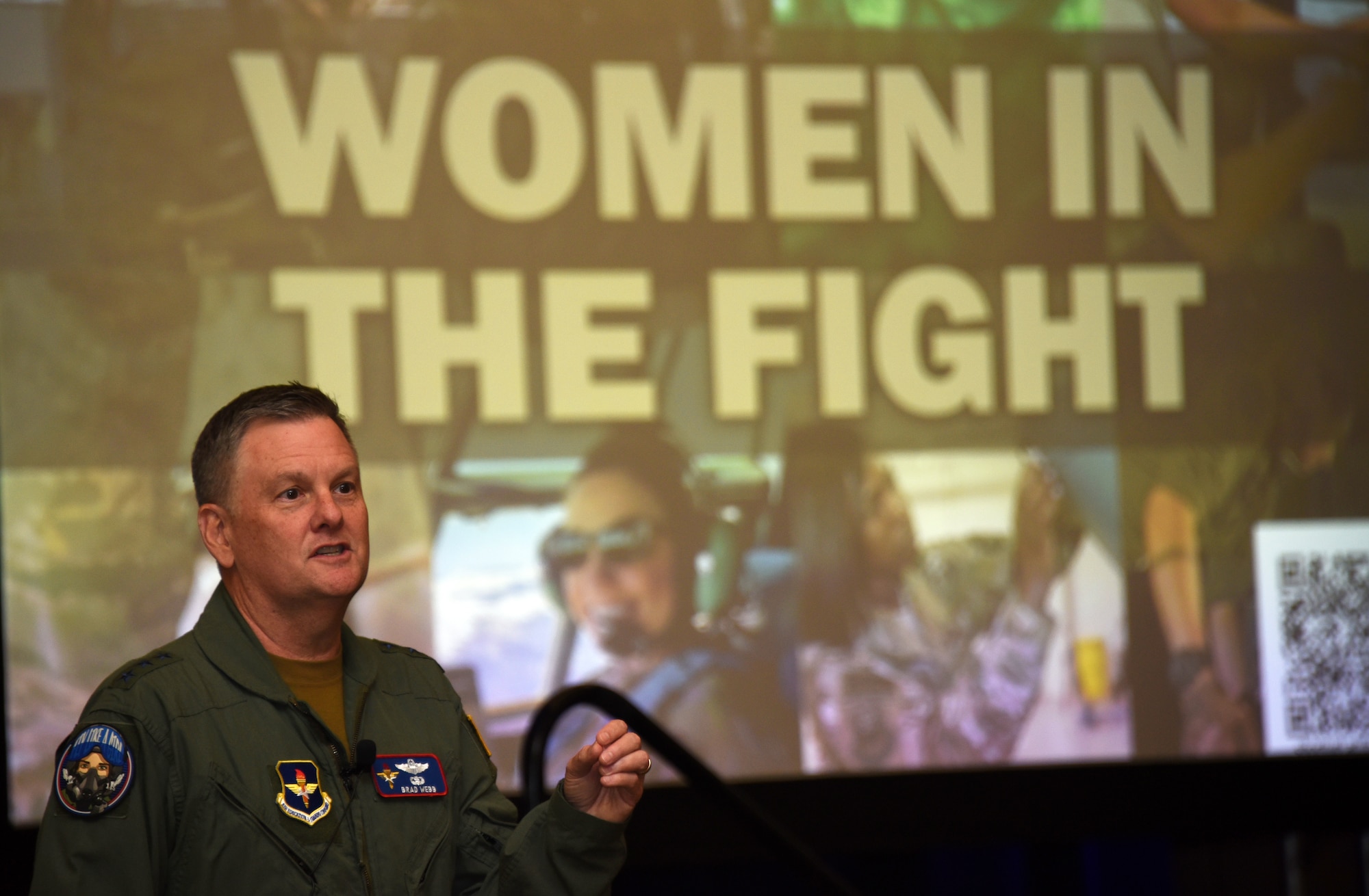 Lt. Gen. Brad Webb, commander of Air Education and Training Command gave opening remarks