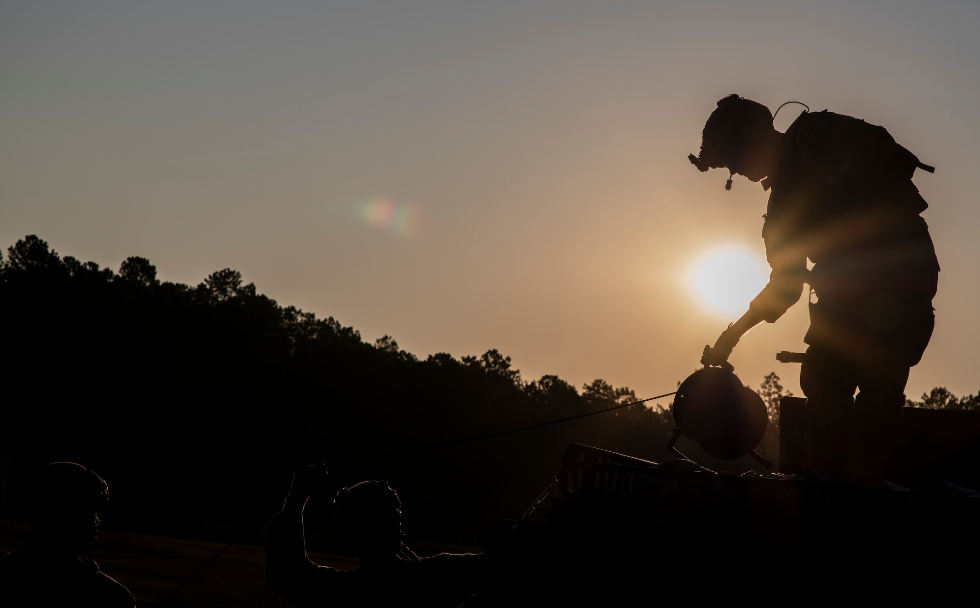 U.S. Airmen assigned to the 20th Civil Engineer Squadron explosive ordnance disposal flight participated in exercise Salty Weasel at McCrady Army National Guard Base Training Center near Columbia, South Carolina, Sept. 16 – 20.