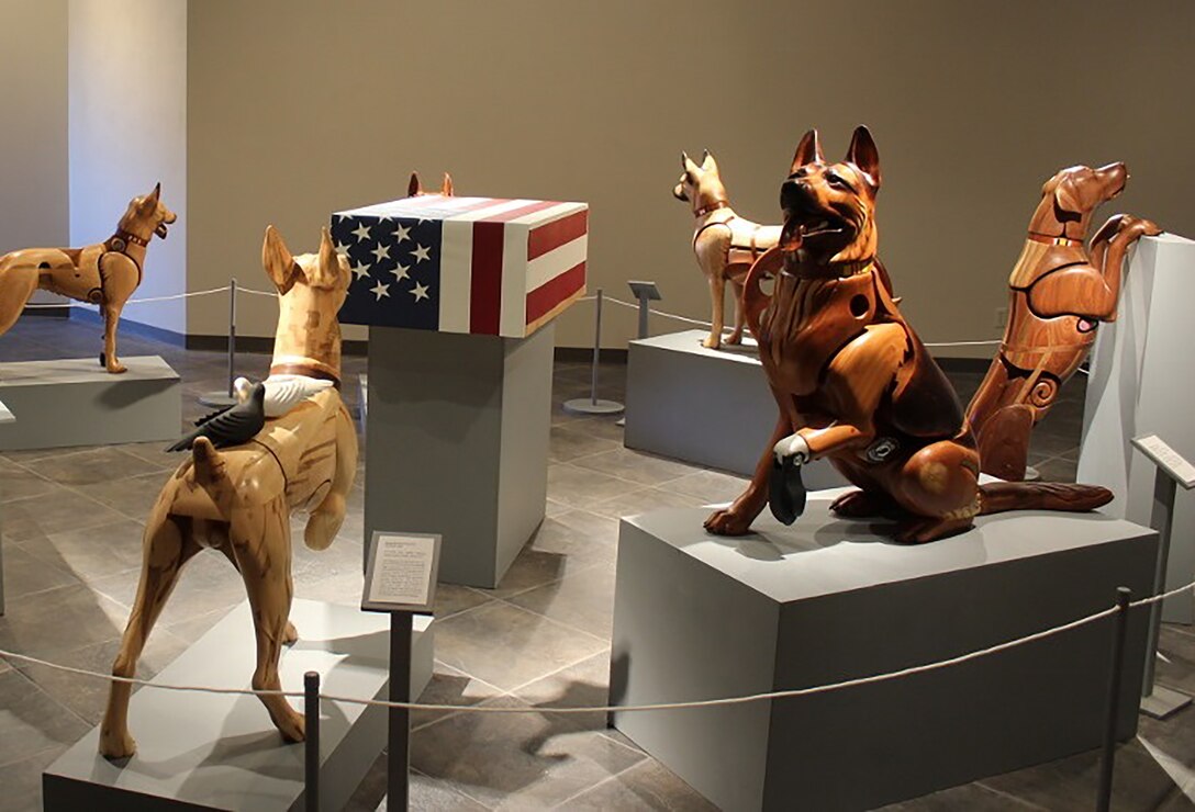 Wounded Warrior Dog exhibit