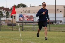Each team, representing a unit at the base, was awarded points by their performance during a relay race, weightlifting, volleyball, basketball, cornhole, esports and a miniature warrior challenge.