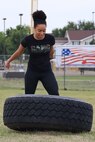 Each team, representing a unit at the base, was awarded points by their performance during relay race, weightlifting, volleyball, basketball, cornhole, esports and a miniature warrior challenge.