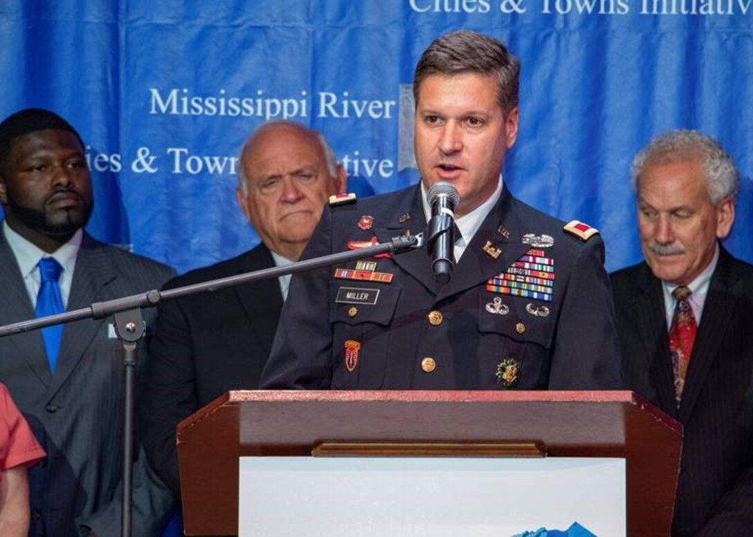 Memphis District Commander Col. Zachary Miller