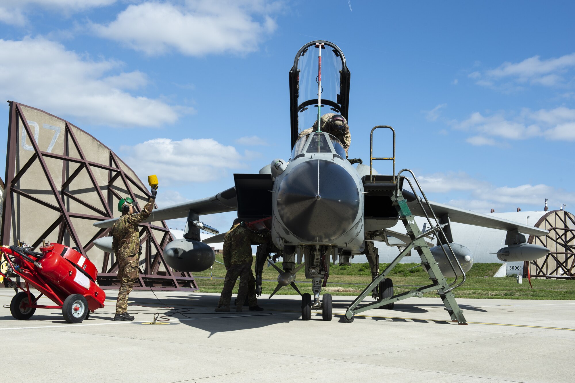 U.S. Air Force F-16s and Tornados worked together improving the integration and interoperability of the participating assets.