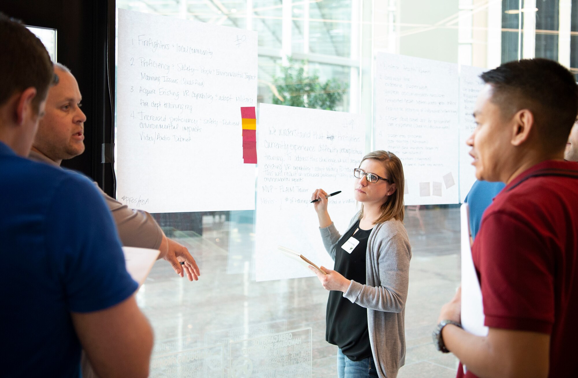 Airmen participate in the Defense Executive Technology Entrepreneur Course hosted by AFWERX.