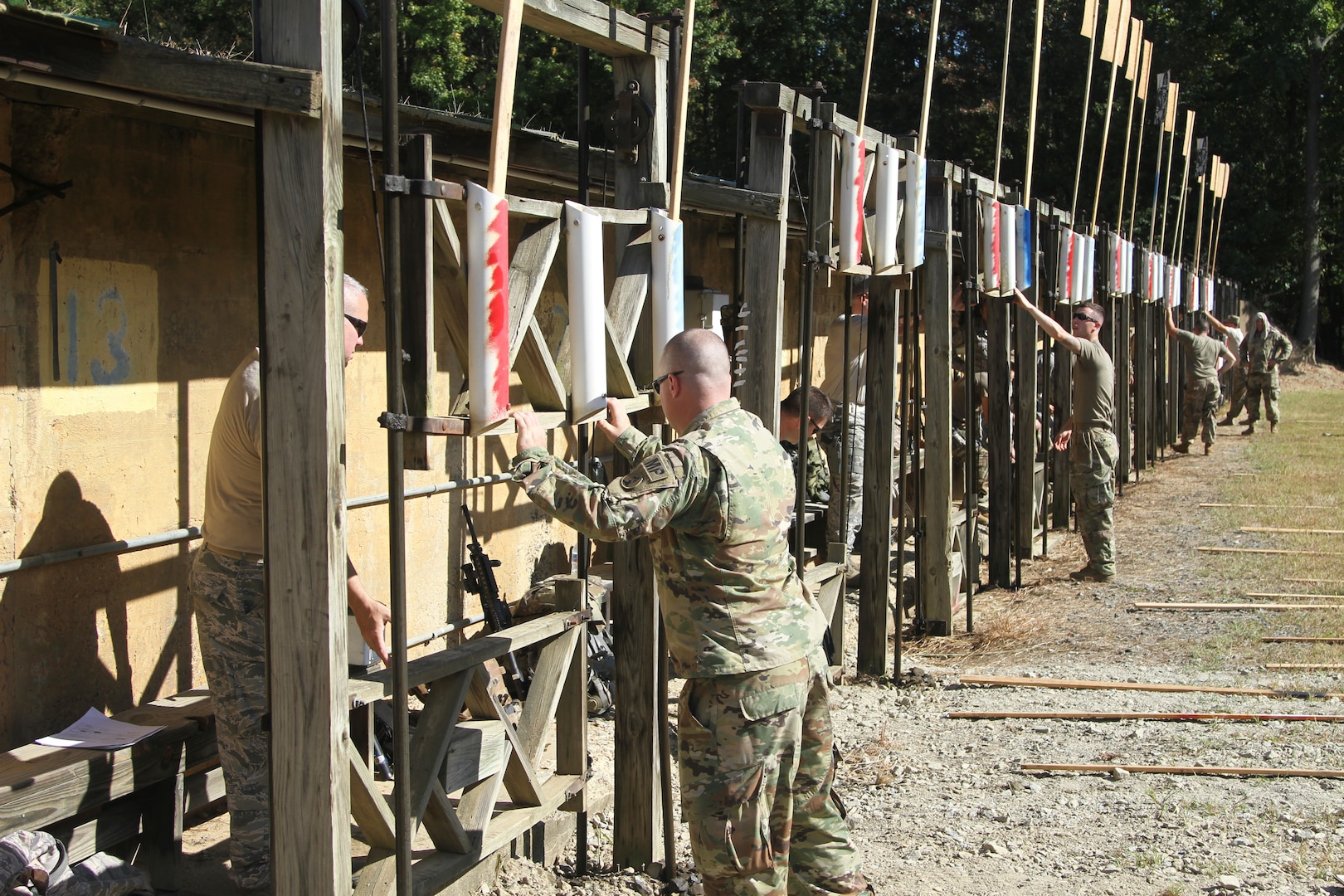 Soldiers and Airmen of the Delaware National Guard competed in the annual TAG Match at the River Road Training Site, Delaware on September 21st and 22nd. Guardsmen competed against each other, both individually and with teams, earning the right to wear the “Governor’s Twenty” Tab on their uniforms. Only the top 20 competitors earn the right to wear the tab.