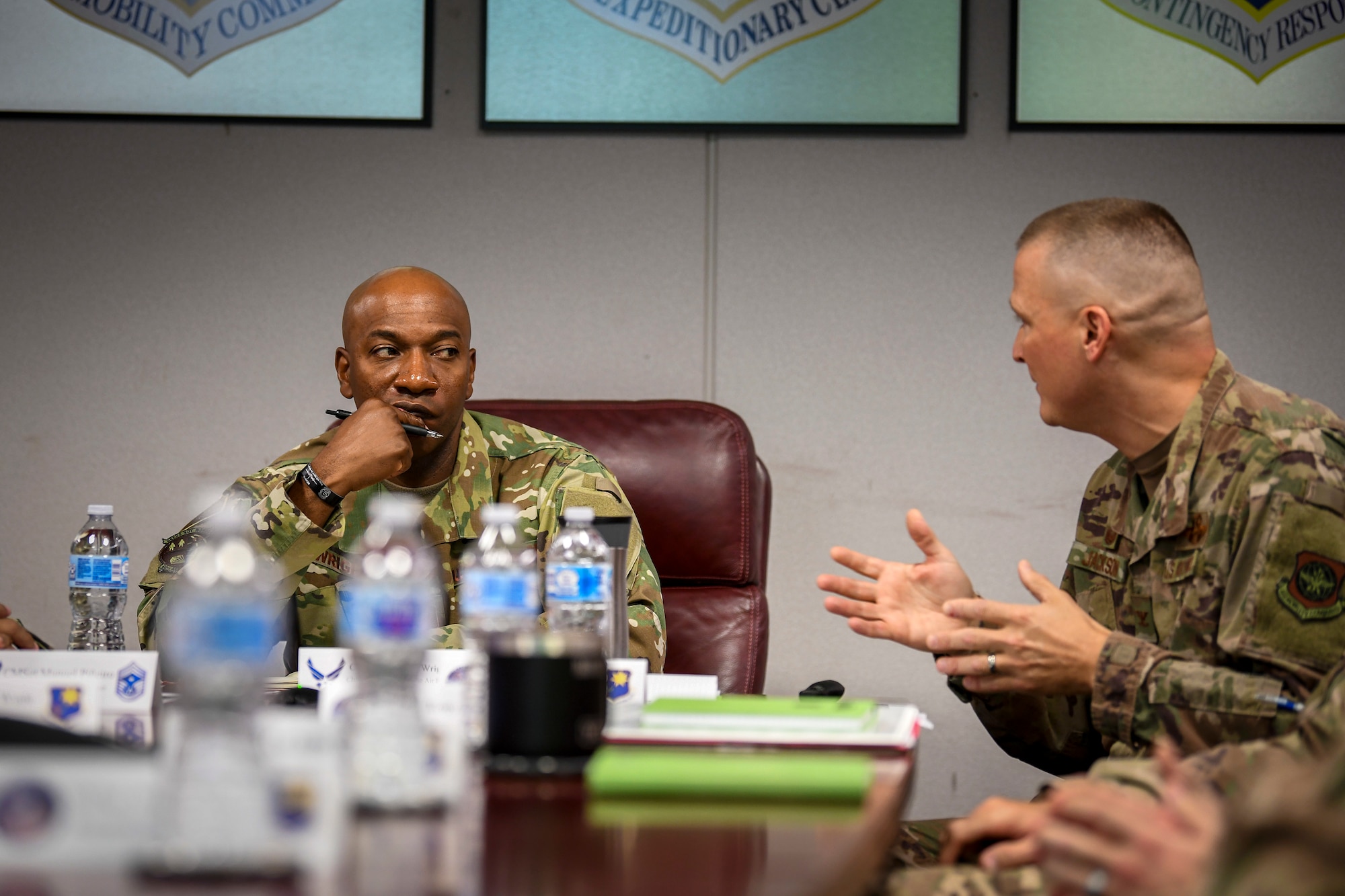 CMSAF visits Travis Devil Raiders
