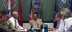DLA Aviation commander welcomes Navy Supply Corps Admiral for executive engagement