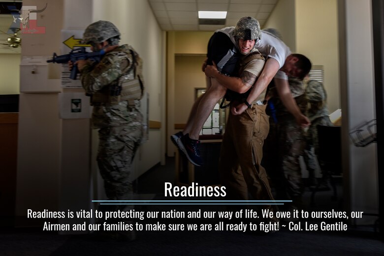 Col. Lee Gentile, 47th Flying Training Wing commander, will share his 12 expectations over the course of the next few months in a series of graphics. This week, Gentile stresses the importance of being prepared to answer any call our nation might need. (U.S. Air Force graphic by Senior Airman Marco A. Gomez)