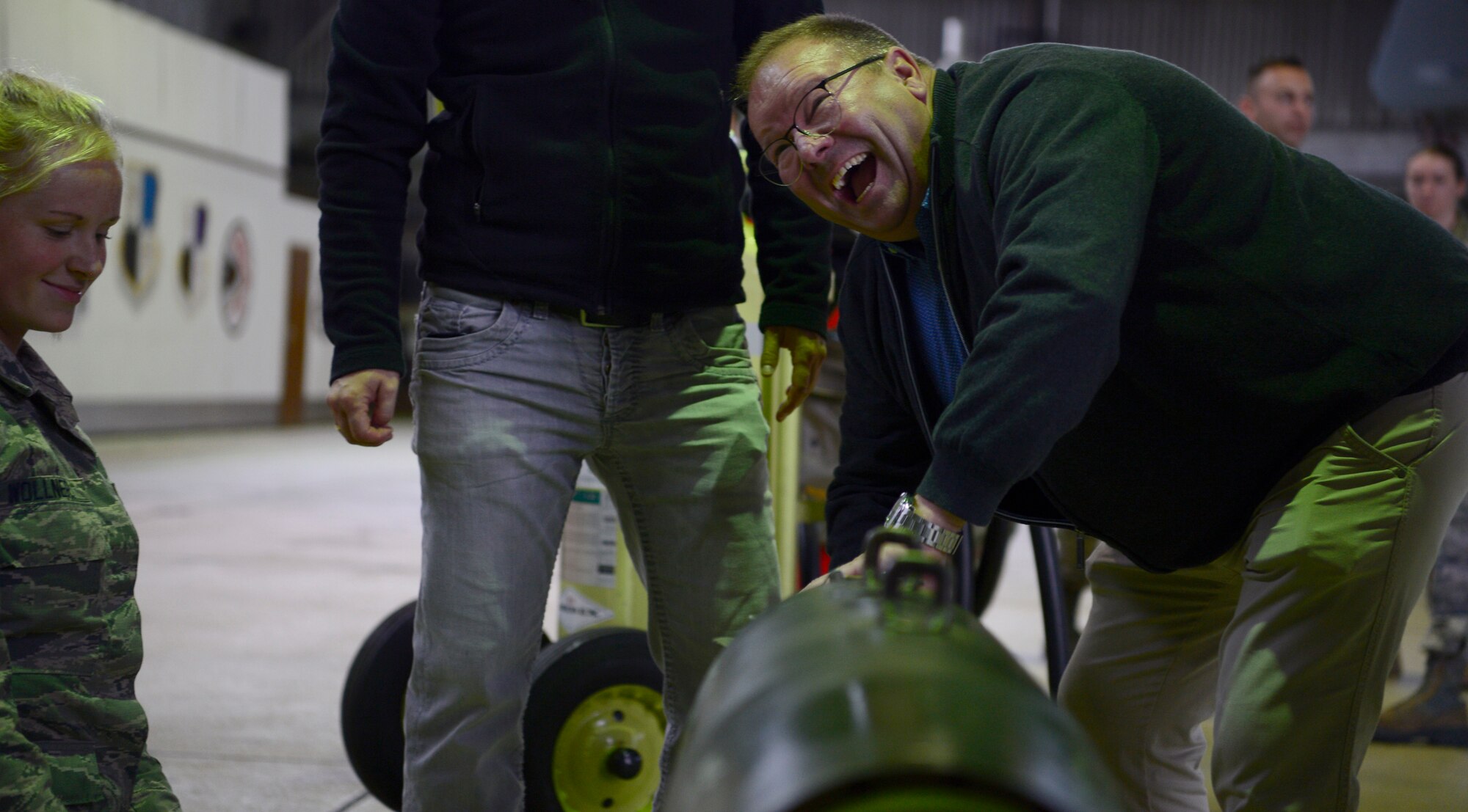 Honorary commanders received a tour of the 52nd MXS to become familiar with their mission at Spangdahlem AB