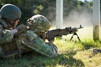 Civil Affairs Soldiers conduct M240B training