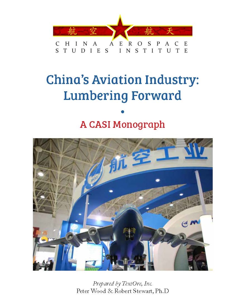 China's Aviation Industry:  Lumbering Forward cover