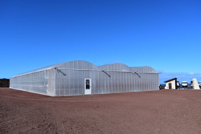 The 45th Space Wing's Ascension Island Auxiliary Airfield looks quite similar to Mars, per5 it's physical characteristics. Food must be flown in because the topography of the island isn't able to grow food organically. However, a team from the 45th Mission Support Group's Detachment 2 has revamped the hydroponics lab so that fresh vegetables can be grown and consumed by the 700 inhabitants of the volcanic island. (U.S. Air Force photo by Cathy Little)