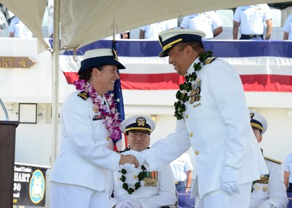 U.S. Coast Guard Commissions William Hart in Honolulu
